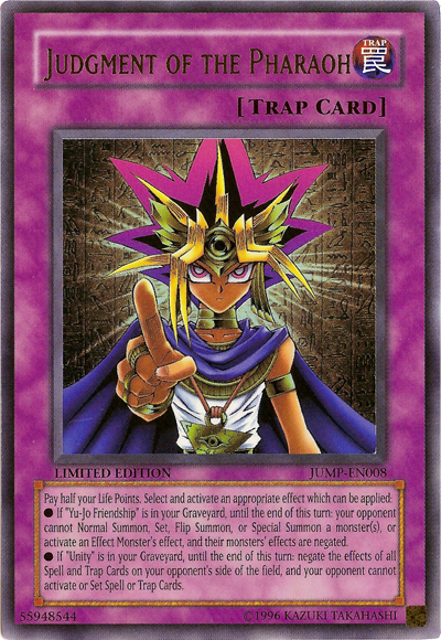 Judgment of the Pharaoh [JUMP-EN008] Ultra Rare | Card Merchant Takapuna