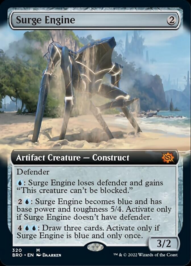 Surge Engine (Extended Art) [The Brothers' War] | Card Merchant Takapuna