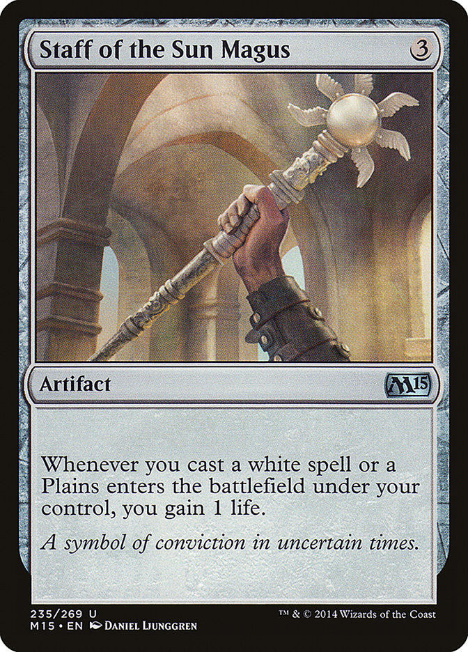 Staff of the Sun Magus [Magic 2015] | Card Merchant Takapuna