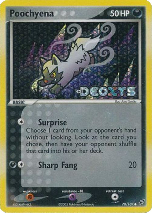 Poochyena (70/107) (Stamped) [EX: Deoxys] | Card Merchant Takapuna