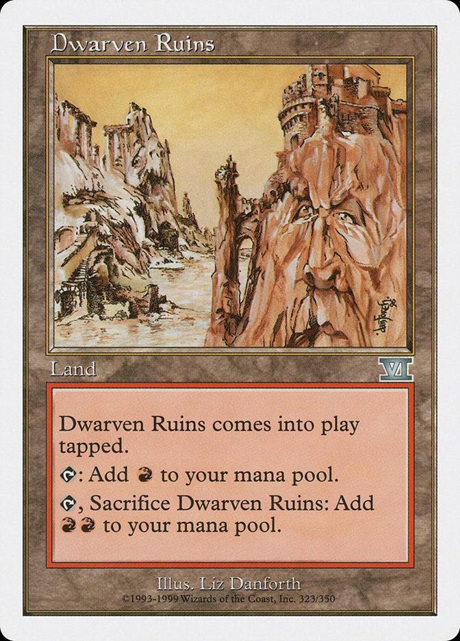 Dwarven Ruins [Classic Sixth Edition] | Card Merchant Takapuna