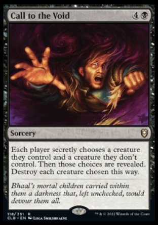 Call to the Void [Commander Legends: Battle for Baldur's Gate] | Card Merchant Takapuna