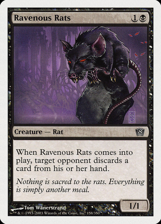 Ravenous Rats [Eighth Edition] | Card Merchant Takapuna