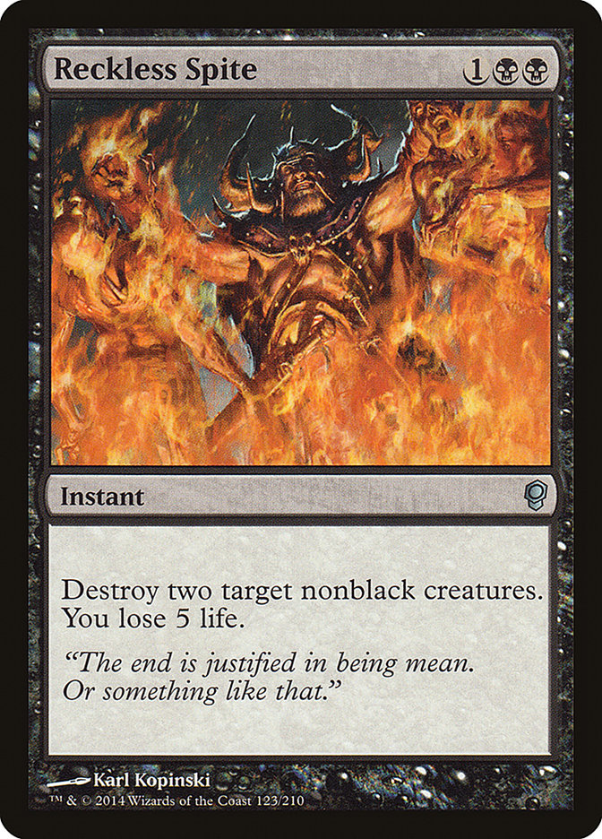 Reckless Spite [Conspiracy] | Card Merchant Takapuna