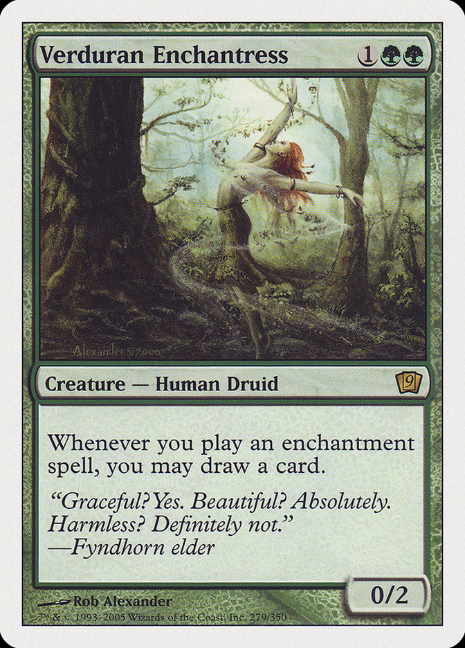Verduran Enchantress [Ninth Edition] | Card Merchant Takapuna