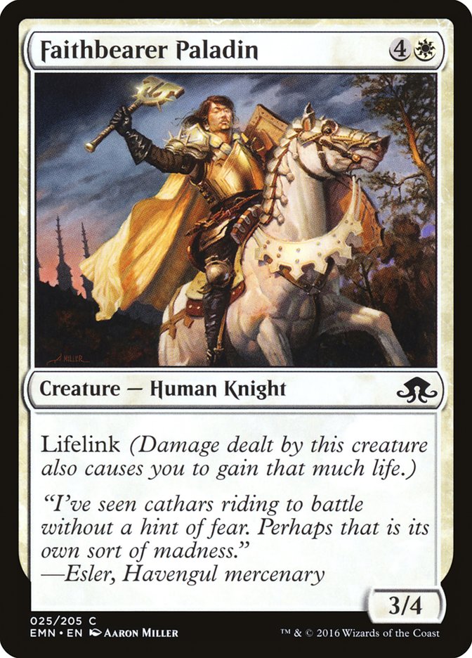Faithbearer Paladin [Eldritch Moon] | Card Merchant Takapuna