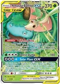 Venusaur & Snivy GX (1/236) [SM - Cosmic Eclipse] | Card Merchant Takapuna
