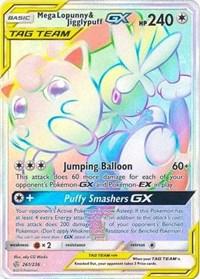 Mega Lopunny & Jigglypuff GX (Secret) (261/236) [SM - Cosmic Eclipse] | Card Merchant Takapuna