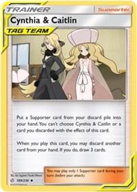 Cynthia & Caitlin (189/236) [SM - Cosmic Eclipse] | Card Merchant Takapuna