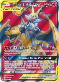 Charizard & Braixen GX (Full Art) (212/236) [SM - Cosmic Eclipse] | Card Merchant Takapuna