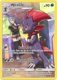 Weavile (Secret) (238/236) [SM - Cosmic Eclipse] | Card Merchant Takapuna