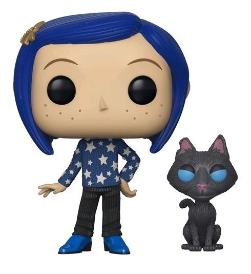Coraline  - Coraline with Cat Buddy Pop! 422 | Card Merchant Takapuna