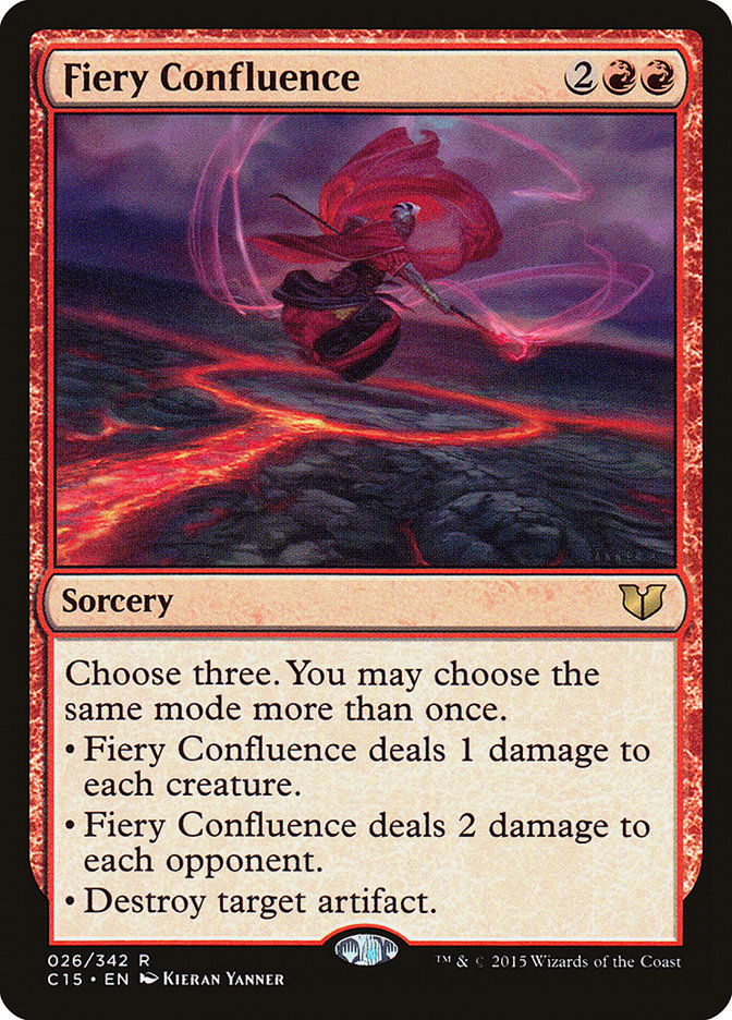 Fiery Confluence [Commander 2015] | Card Merchant Takapuna