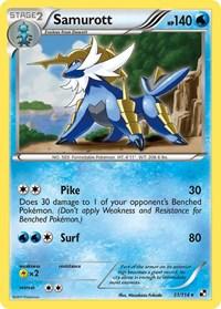 Samurott - 31/114 (Cracked Ice) (Black and White) (31) [Deck Exclusives] | Card Merchant Takapuna