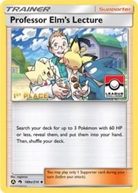 Professor Elm's Lecture - 188a/214 (League Promo) [1st Place] (188a/214) [League & Championship Cards] | Card Merchant Takapuna