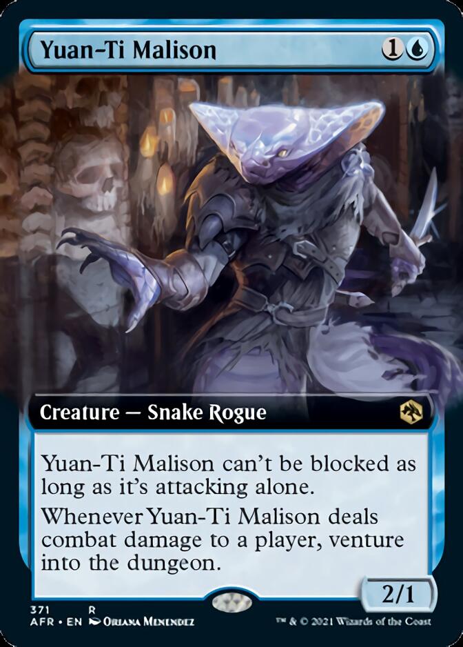 Yuan-Ti Malison (Extended Art) [Dungeons & Dragons: Adventures in the Forgotten Realms] | Card Merchant Takapuna
