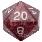 Mega Acrylic d20: Ethereal Light Purple | Card Merchant Takapuna
