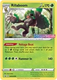 Rillaboom - SWSH006 (Prerelease Promo) [Staff] (SWSH006) [SWSH: Sword & Shield Promo Cards] | Card Merchant Takapuna