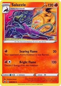 Salazzle (028/202) [SWSH01: Sword & Shield Base Set] | Card Merchant Takapuna