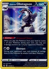 Galarian Obstagoon (119/202) [SWSH01: Sword & Shield Base Set] | Card Merchant Takapuna