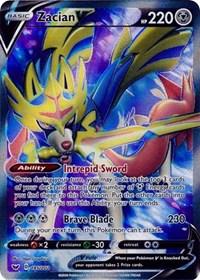 Zacian V (Full Art) (195/202) [SWSH01: Sword & Shield Base Set] | Card Merchant Takapuna