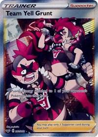 Team Yell Grunt (Full Art) (202/202) [SWSH01: Sword & Shield Base Set] | Card Merchant Takapuna