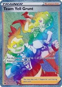 Team Yell Grunt (Secret) (210/202) [SWSH01: Sword & Shield Base Set] | Card Merchant Takapuna