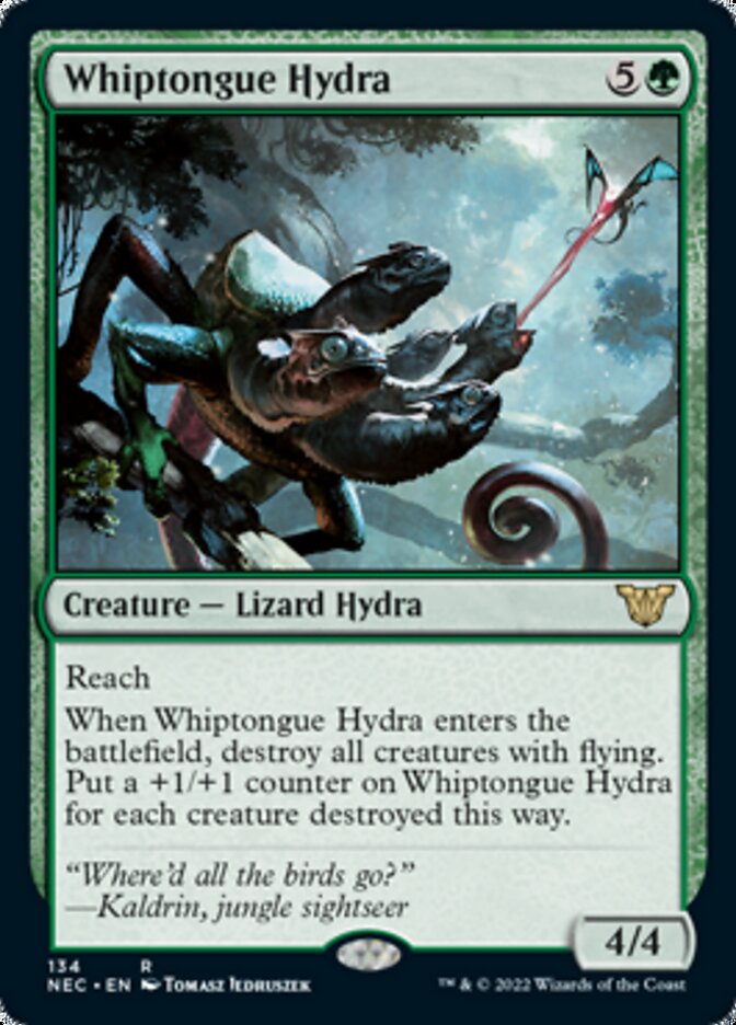 Whiptongue Hydra [Kamigawa: Neon Dynasty Commander] | Card Merchant Takapuna