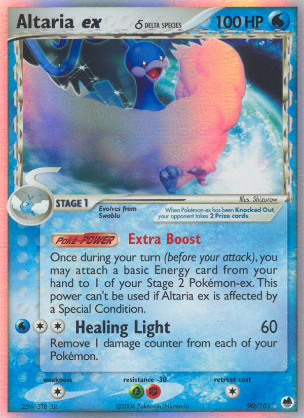 Altaria ex (90/101) (Delta Species) [EX: Dragon Frontiers] | Card Merchant Takapuna