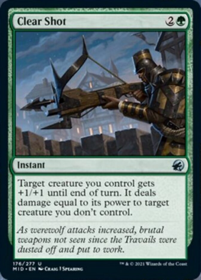 Clear Shot [Innistrad: Midnight Hunt] | Card Merchant Takapuna