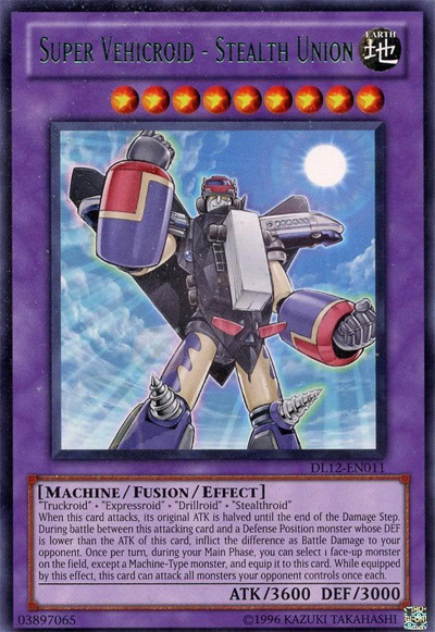 Super Vehicroid - Stealth Union (Green) [DL12-EN011] Rare | Card Merchant Takapuna
