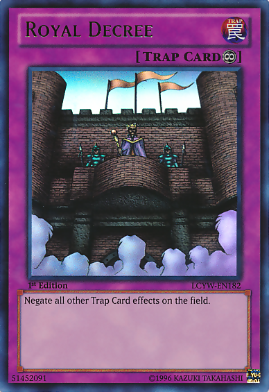 Royal Decree [LCYW-EN182] Ultra Rare | Card Merchant Takapuna