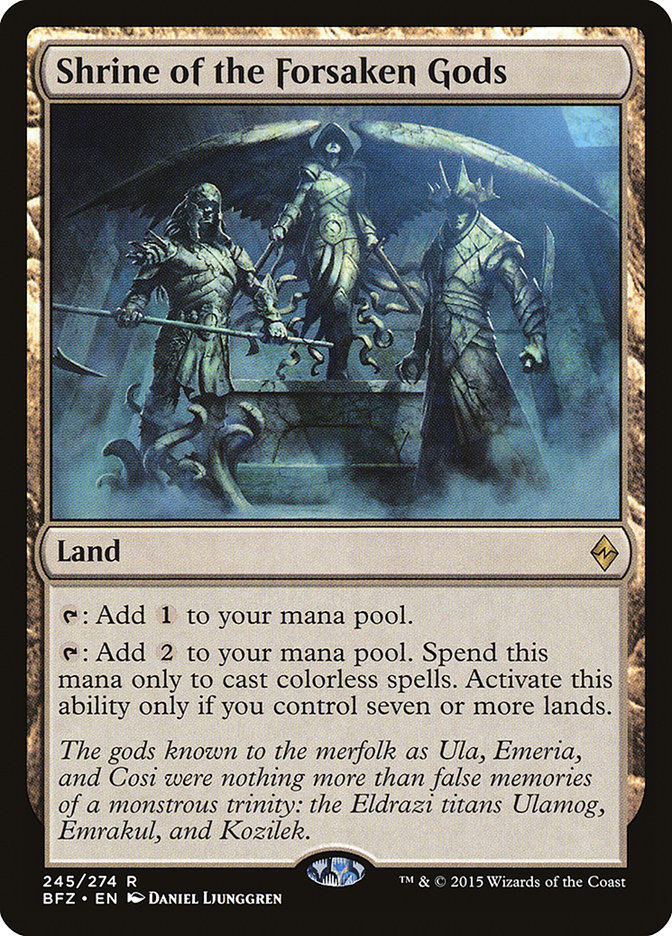 Shrine of the Forsaken Gods [Battle for Zendikar] | Card Merchant Takapuna
