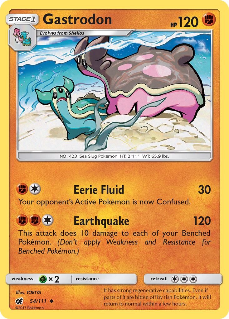 Gastrodon (54/111) [Sun & Moon: Crimson Invasion] | Card Merchant Takapuna