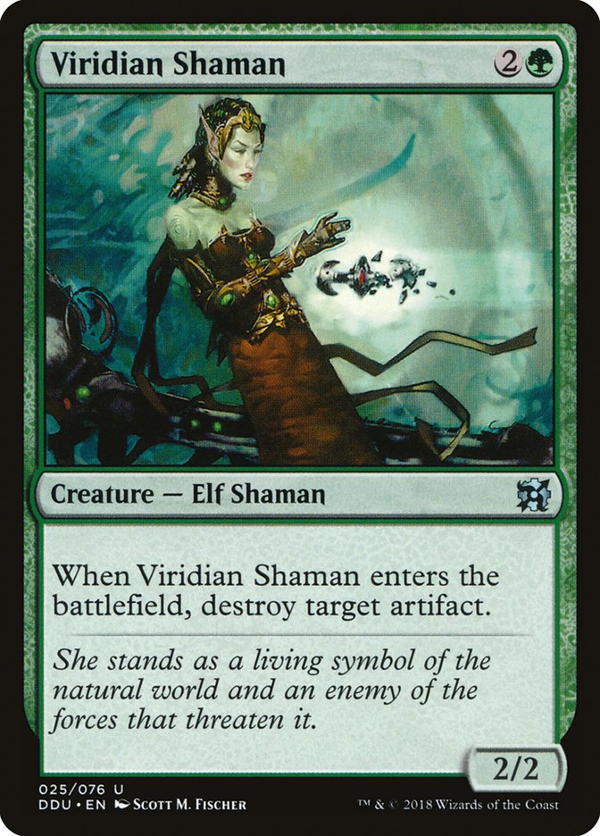 Viridian Shaman [Duel Decks: Elves vs. Inventors] | Card Merchant Takapuna