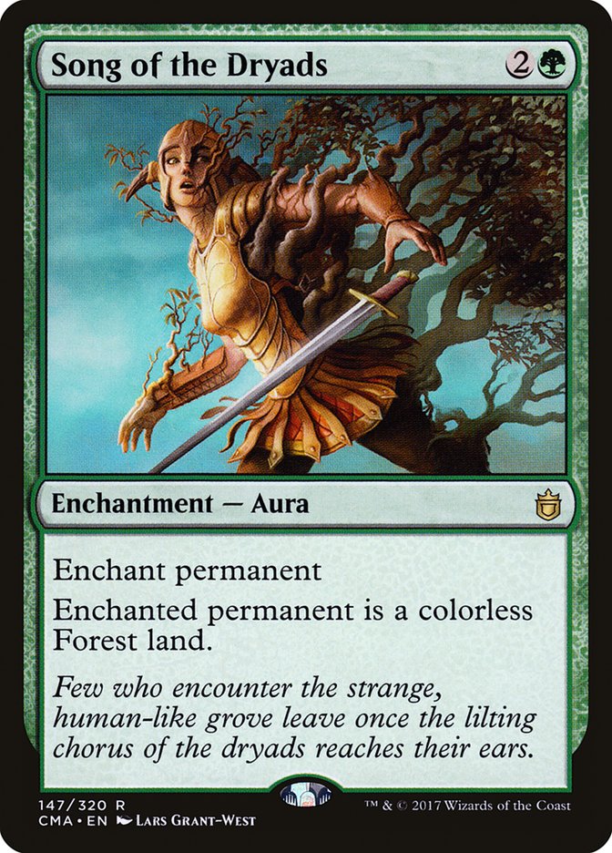 Song of the Dryads [Commander Anthology] | Card Merchant Takapuna