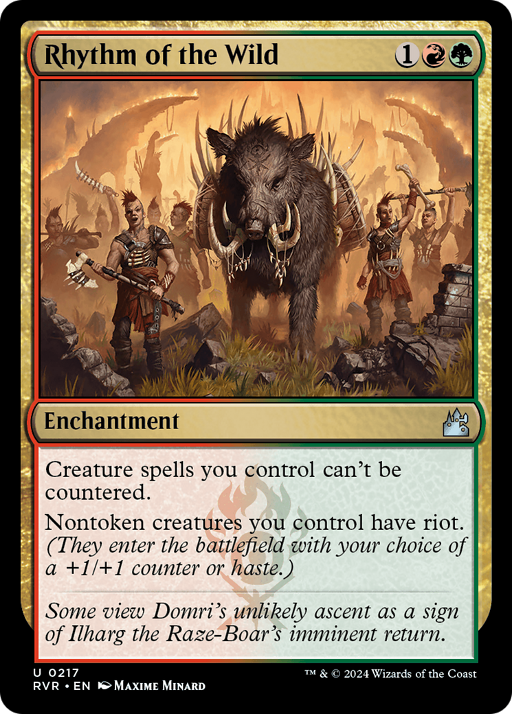 Rhythm of the Wild [Ravnica Remastered] | Card Merchant Takapuna