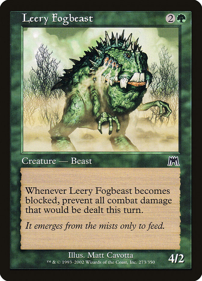 Leery Fogbeast [Onslaught] | Card Merchant Takapuna