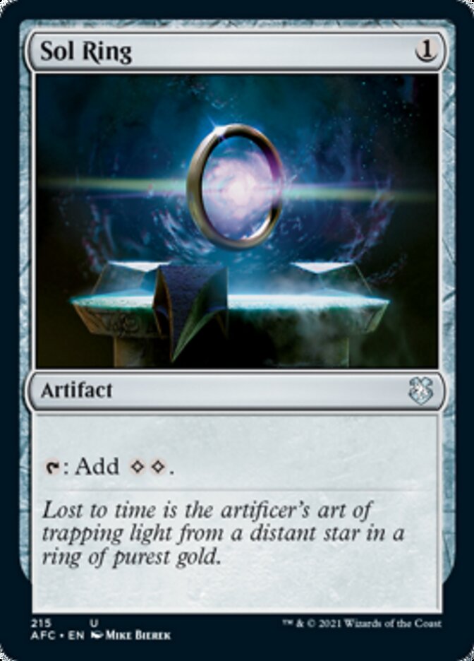 Sol Ring [Dungeons & Dragons: Adventures in the Forgotten Realms Commander] | Card Merchant Takapuna