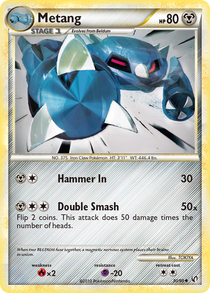 Metang (30/90) [HeartGold & SoulSilver: Undaunted] | Card Merchant Takapuna