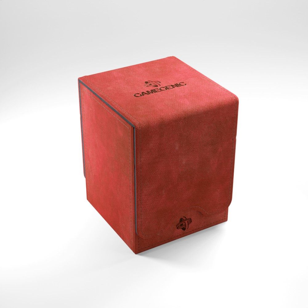 Gamegenic Squire 100+ Convertible Red Deck Box | Card Merchant Takapuna