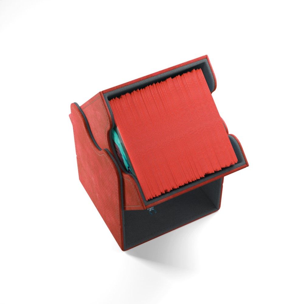 Gamegenic Squire 100+ Convertible Red Deck Box | Card Merchant Takapuna