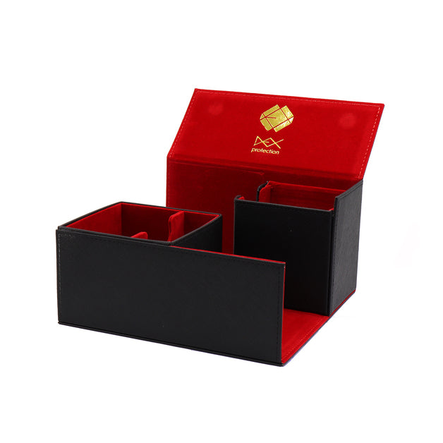 Dex Protection: Creation Line Large Deck Box - Black | Card Merchant Takapuna