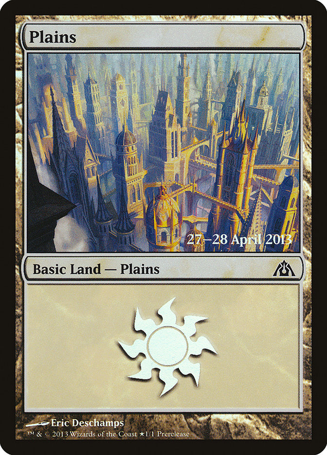 Plains (157) [Dragon's Maze Prerelease Promos] | Card Merchant Takapuna