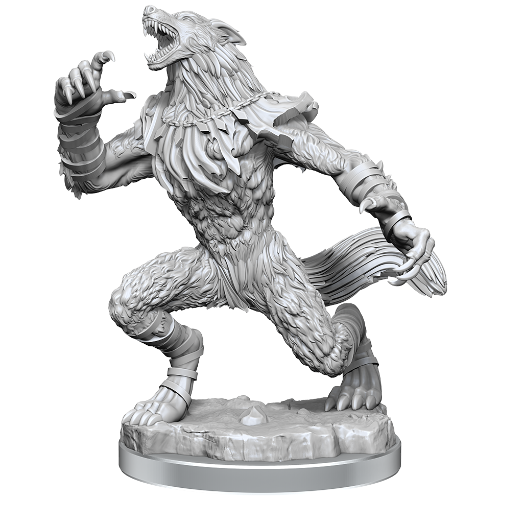D&D Unpainted Miniature MTG Arlinn Kord & Tovolar | Card Merchant Takapuna