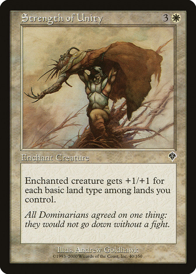 Strength of Unity [Invasion] | Card Merchant Takapuna