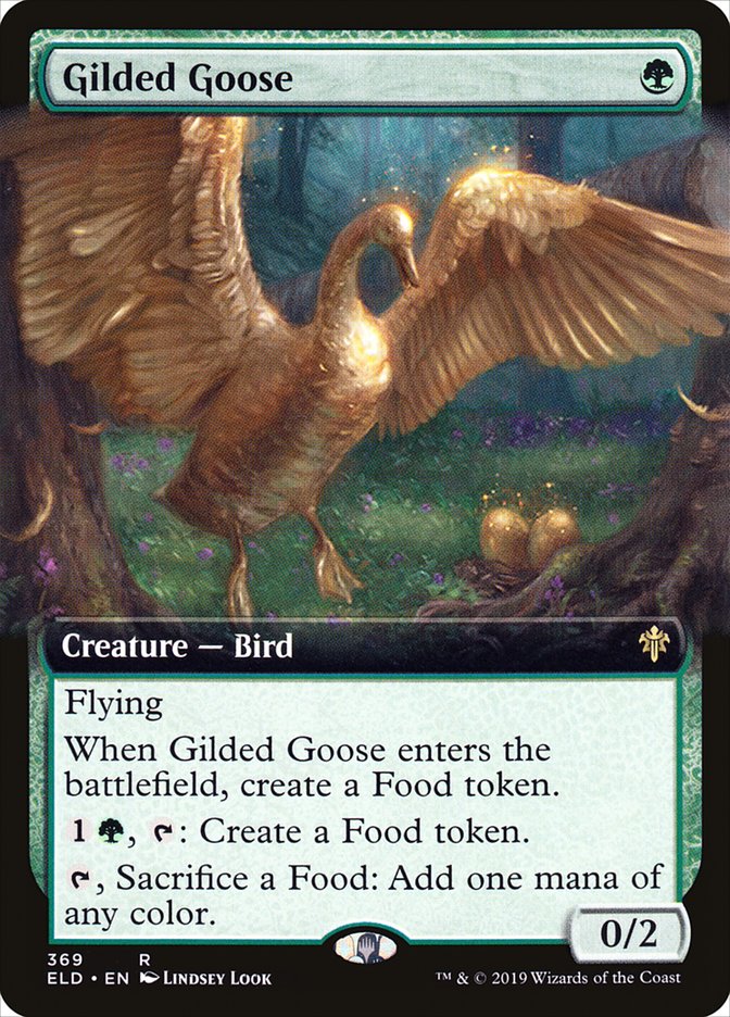 Gilded Goose (Extended Art) [Throne of Eldraine] | Card Merchant Takapuna