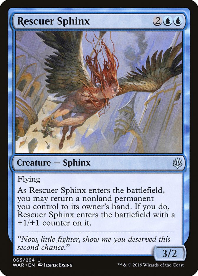 Rescuer Sphinx [War of the Spark] | Card Merchant Takapuna