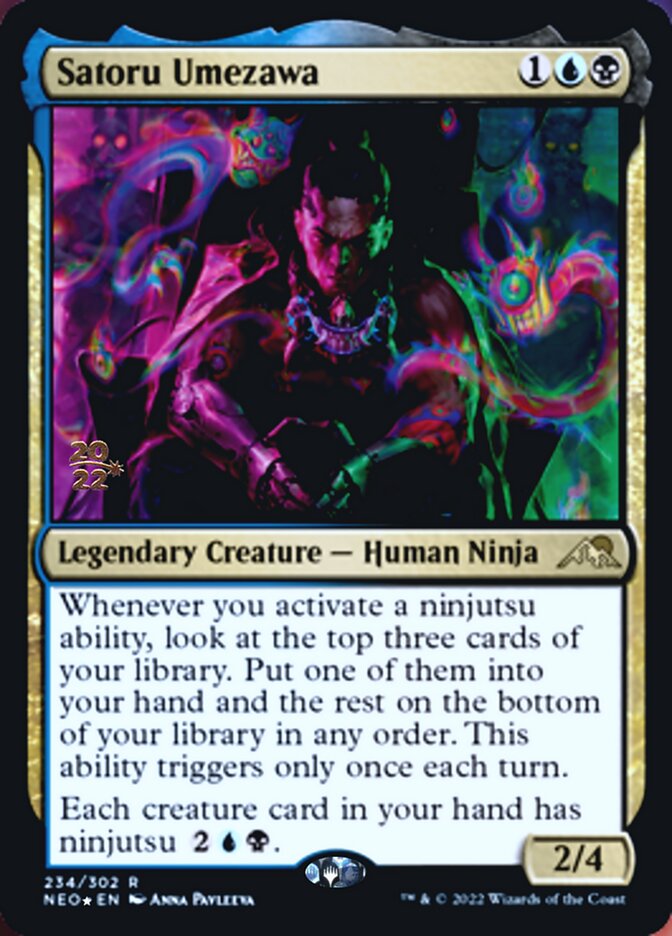 Satoru Umezawa [Kamigawa: Neon Dynasty Prerelease Promos] | Card Merchant Takapuna