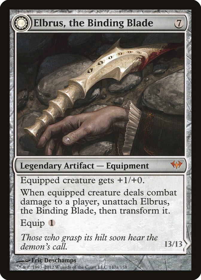 Elbrus, the Binding Blade // Withengar Unbound [Dark Ascension] | Card Merchant Takapuna